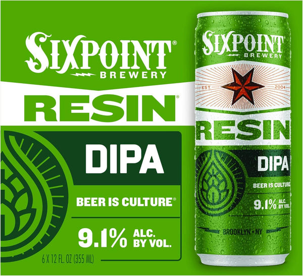 Sixpoint Brewery Sixpoint, IPA Resin, 6pk, 12 Fl Oz Cans