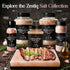 2.2 lbs Zestiq Foods Himalayan Pink Rock Salt - Raw Unrefined Mineral-Rich, No Additives, Colors Kosher, Non-GMO, Fine