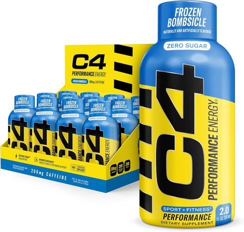 C4 Performance Energy Shot 2oz 12pk - Frozen Bomb