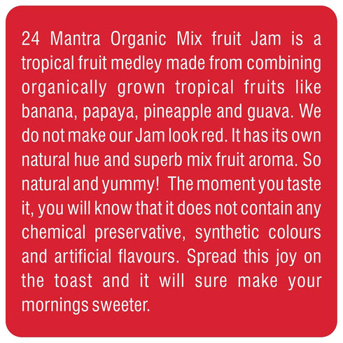 24 Mantra Organic 24 12.35 Oz,, Mantara Mixed Fruit Jam - ()