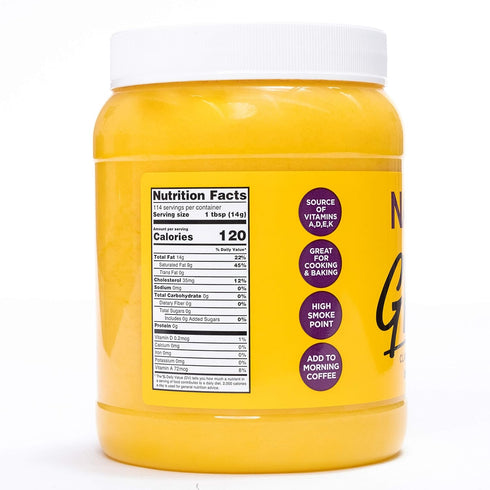 56-Ounce Nanak Pure Desi Ghee, Clarified Butter, Jar