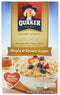 Quaker Instant Oatmeal, High Fiber, Maple Brown Sugar, 12.6-ounce (Pack of 6)