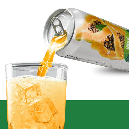 100% 500ml (16.9 Oz), Pack 2 Vinut Pure Papaya Juice, No Sugar Added, Never From Concentrate, Fl