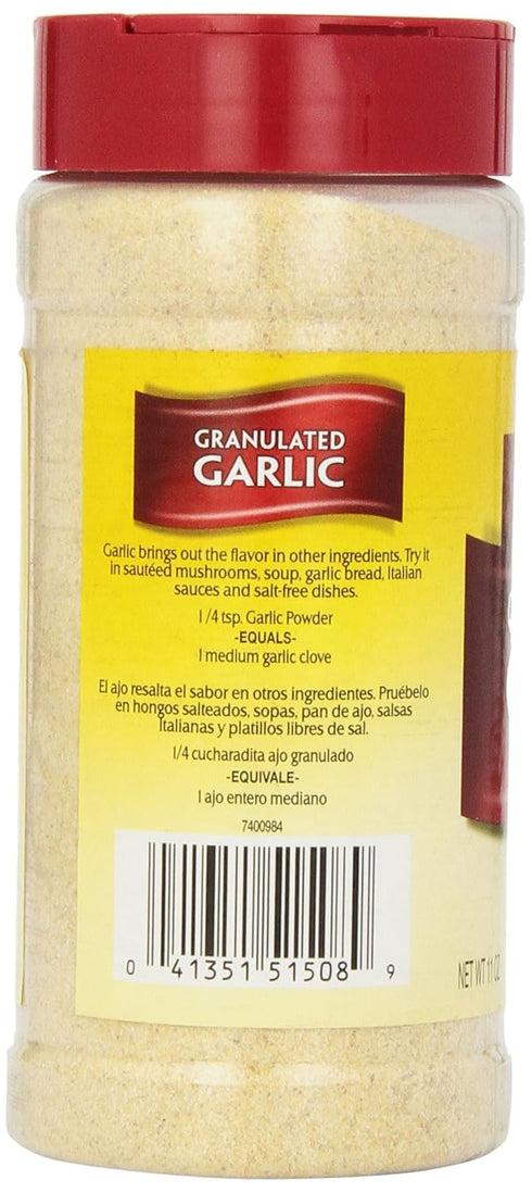 Tone's 11 Garlic Granulated, Ounce