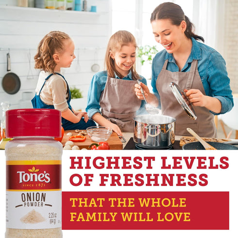 Tone's 2.25 Onion Powder, Ounce