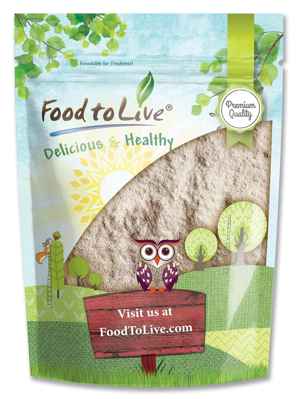 Food to Live Barley Flour, 12 Ounces Fine Powder, Kosher, Vegan, Bulk.