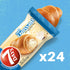 7Days (Pack 24) Soft Croissant, Vanilla Filling, Perfect Breakfast Pastry or Snack, Non-GMO