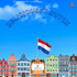 DeReuze European Breakfast Gift Basket with Dutch Pancake Mix Morning Tea Holland Rusk Toast Honey Cake and More Warm