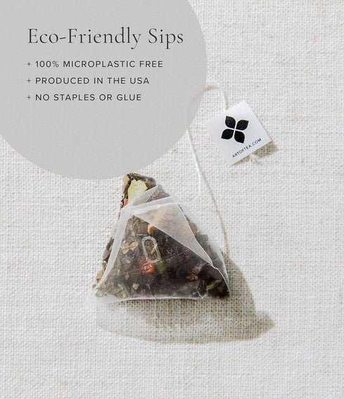 50 Count Set Art of Tea | Assorted Tea Bags Sampler Caffeinated and Non-Caffeinated| Sampler Tea