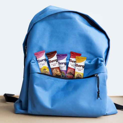 6g 5g 1.5oz (8 Pack) Berg Bites Plant-Based Almond Butter & Jelly Bites, Vegan, Gluten-Free, Protein, Fiber, Energy