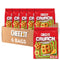 Cheez-It Crunch Cheesy Baked Snacks, Lunch Snacks, Zesty Jalapeno Cheddar (6 Bags)