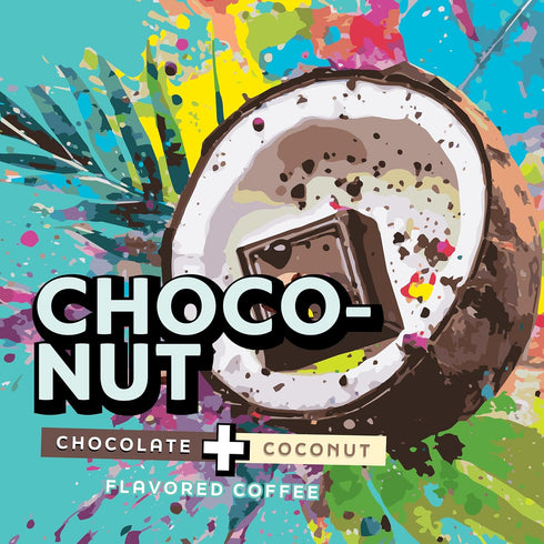 80 Count Java Factory Coffee Pods Chocolate and Coconut Coffee for Keurig K Cup Brewers, Choconut