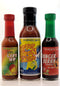 Sea Monster Sauces Sampler - 1 Bottle Surfer Slappin! Sauce - 1 Bottle Danger Berry
