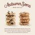 Autumn Sons Baking Co. Gluten Free Chocolate Chunk & Oatmeal Cinnamon Cookie Mix Combo Pack, Vegan Plant Based
