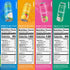Pack 12 (10.82 oz 55% Yoopy Sparkling Fruit Juices Variety Cans fl Each) with Real Juice Tropical Flavours, Naturally
