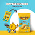 8oz 3g 2g HIPPEAS Chickpea Puffs, Groovy White Cheddar, Gluten Free Snacks, Dairy Free, Vegan, Bag, Protein, Fiber