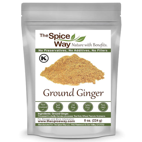 The Spice Way Ginger Powder, 8 oz, Pure Dry Ground Ginger Root Powder