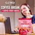 Cooper Street Twice Baked Cherry White Chip Biscotti Cookies - Light and Crispy Coffee Cookie Bites, 5oz
