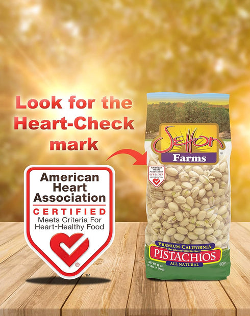 Setton 3lb (48 oz) Farms Premium Pistachios, Dry Roasted with Sea Salt, Bag