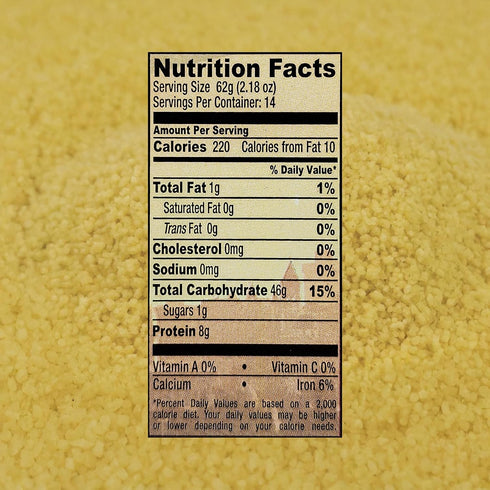 32 oz (2Lb), Crispa Couscous Premium Traditional and Medium Nutritious Grain - Ideal for Healthy Meals, Mediterranean