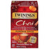 Twinings Pumpkin Spice Chai Black Tea Individually Wrapped Bags, 20 Count (Pack
