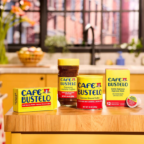 10 Count (Pack 6) Caf Bustelo Espresso Style Dark Roast, Single Serve Coffee Pods