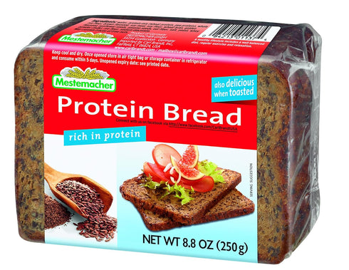8.8 Pack 3 (1), (1), (1) Mestemacher Protein Bread ounces, Variety of - Protein Walnut Carrot