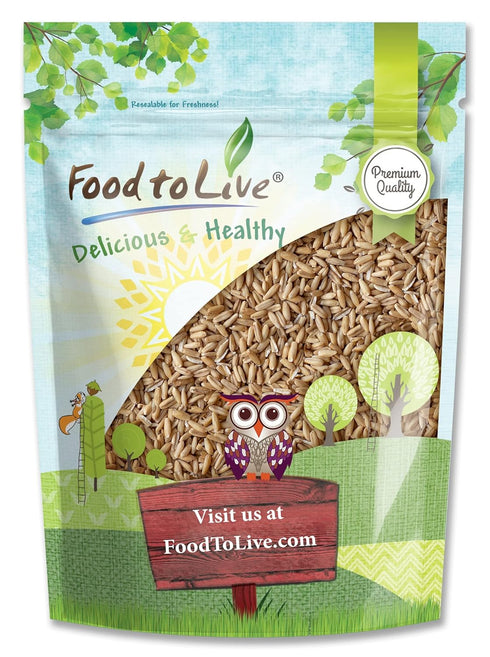 Food to Live Whole Grain Oat Groats Oat Berries in Bulk. Kosher