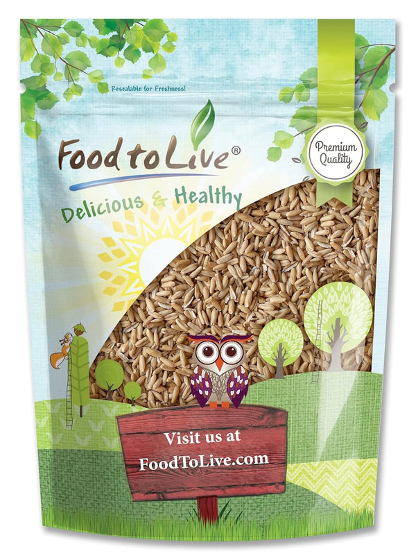 Food to Live Whole Grain Oat Groats Oat Berries in Bulk. Kosher