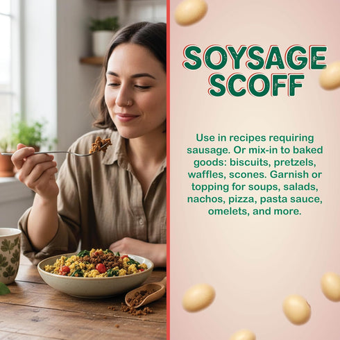 2 500g 3.5kg) Brother Sprout Salt Beefy + Soysage Scoff Bundle | Plant-Based Beef & Sausage Dry Mix | High Protein