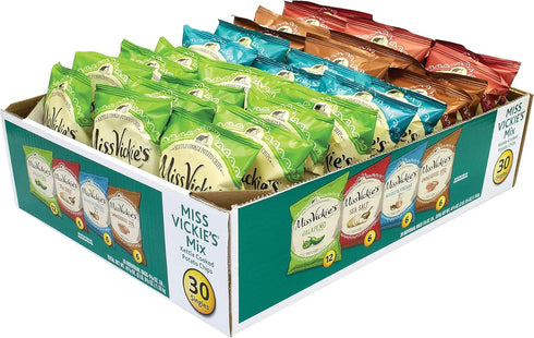 Pack, 30 Count Miss Vickie's Kettle Cooked Potato Chips Variety