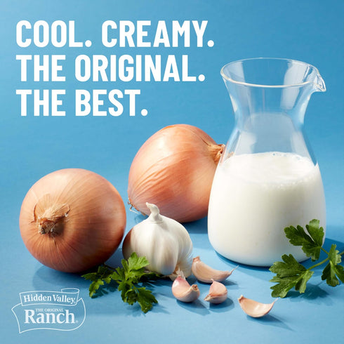 Hidden Valley Ranch Seasoning, Ranch Dressing Dry Mix for Salad Dressing, Gluten Free Salad Dressing, 8 Ounces