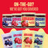 Packets 10 Smash Foods Strawberry Jam Squeeze | Single Serve | Natural, Keto & No Sugar Added | Vegan & Upcycled Fruit