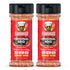 Flavor God 2 Bottles Original BBQ Rub Mix, Natural Healthy Spice Blend
