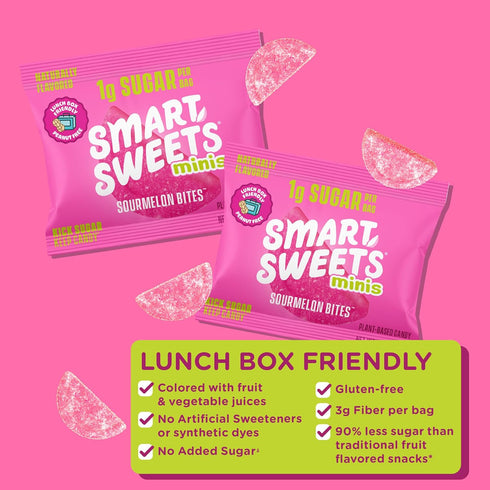 Multipack, 6.24 Smart Sweets Sourmelon Bites Ounce