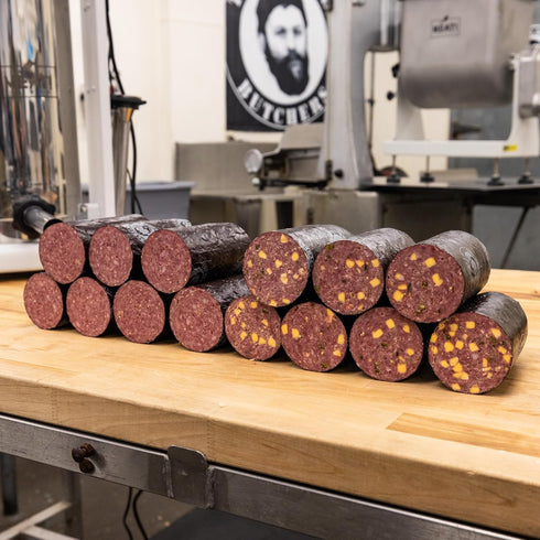 Summer 25 lbs Bearded Butchers Old Fashioned Sausage DIY Kit Seasons Up to of Meat for Authentic Homemade Sausage