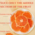 GXXDMZAQ 85g/3oz Drink Botanicals Blood Orange Slices - Pure Dehydrated Citrus Wheels in Reusable Jar, No Added Sugar