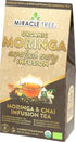 Miracle Tree's Energizing Moringa Infusion - Chai | Organic Certified & Non-GMO | 16 Pyramid Sachets, Healthy Coffee