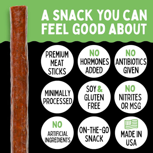 12 8 3 1 (1 12-cnt, 1-oz Flavor Variety Meat Sticks. No Added Nitrates, Gluten, Soy, MSG, Dairy, Nuts. Grass-fed Beef