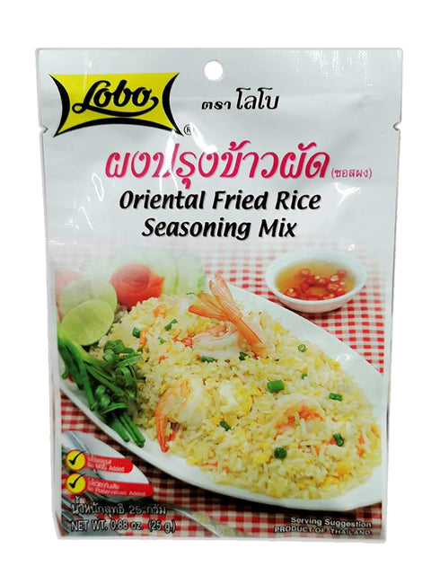 LOBO Oriental Fried Rice Seasoning Mix 25 g. x 4 Packs // Ship