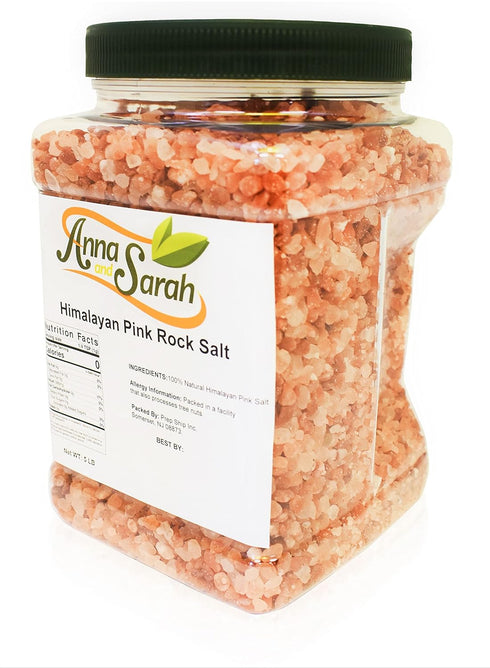 5 Lbs Anna and Sarah Himalayan Pink Rock Salt in Jar