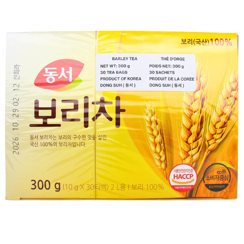 Dongsuh Roasted Barley Tea, 10g x 30 bags