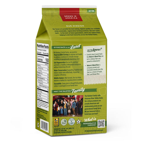 24 oz 6 Pack, Ralston Family Farms Nature's Blend Rice, Carton: American Grown, Non-GMO, Naturally Gluten Free