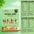 10-Pack Pack 10 Hethstia Dried Shirataki Rice + Konjac Jelly Variety Pouches Peach, Mango, Passion Fruit, Green Apple