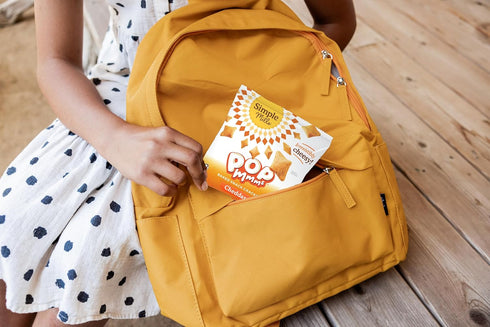 Mmms Pack Packs, 8 (Pack 2) Simple Mills Pop Cheddar Baked Snack Crackers, Healthy Snacks for Kids, Individual Gluten