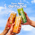 |12 Pack WAVE Organic Sparkling Drink | Low Calorie Drink, Peach Mango Lightly Carbonated | Great Natural Soda