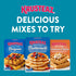 15g 20 oz (Pack 8) Krusteaz Protein Buttermilk Pancake and Waffle Mix, Protein Per Serving, Boxes