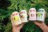 12 (Pack 12) Bawi Agua Fresca Passion Fruit Flavored Sparkling Drink, Fluid Ounces