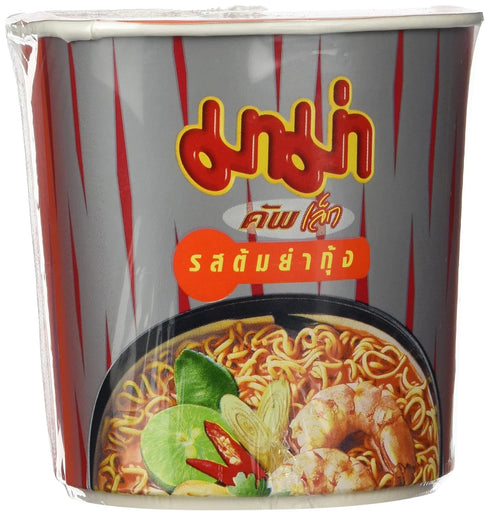 42 (1.48 Oz) 6 Mama Instant Cup Noodles Creamy Tom Yum Shrimp Flavor Thai Original Spicy Net Wt G X Cups