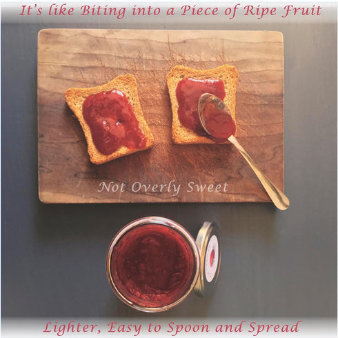 100% 90%+ 8.1 oz WellEatable Strawberry Jam Preserves, Italian Fresh Berries, Fruit-Forward, More Spoonable, Less Jelly